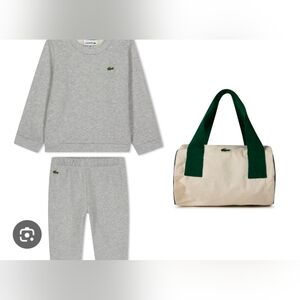 Lacoste Infants' Fleece Sweatsuit and Bag